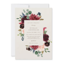 Invitación a Baby Shower de Fall Elegance