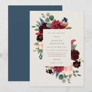 Invitación a Baby Shower de Fall Elegance