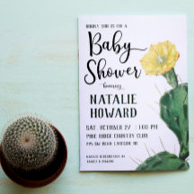 Invitación a Baby Shower de Floral exitosa