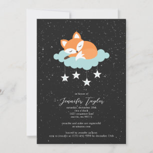Invitación a Baby Shower de Fox