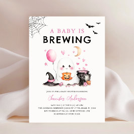 Invitación a Baby Shower de Ghost de Halloween