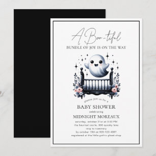 Invitación a Baby Shower de Ghost Halloween