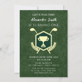 Invitación a Baby Shower de Golf
