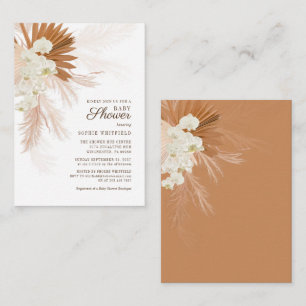 Invitación a Baby Shower de Grass Pampas Budget