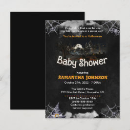 Invitación a Baby Shower de Halloween