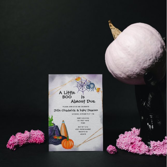 Invitación a Baby Shower de Halloween (Subido por el creador)