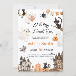 Invitación a Baby Shower de Halloween