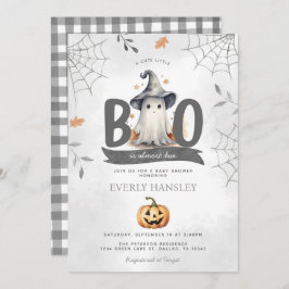 Invitación a Baby Shower de Halloween Ghost