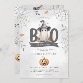 Invitación a Baby Shower de Halloween Ghost