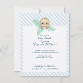 Invitación a Baby Shower de Happy Baby Sloth