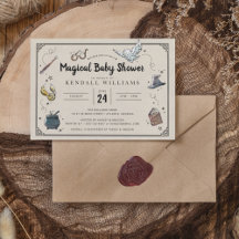 Invitación a Baby Shower de Harry Potter