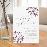 Invitación a Baby Shower de Harvard