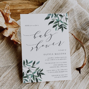 Invitación a Baby Shower de Harvest Sage