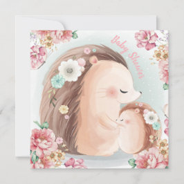 Invitación a Baby Shower de Hedgehog