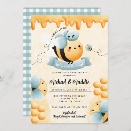Invitación a Baby Shower de Honey Bee