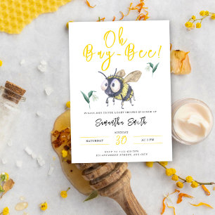 Invitación a Baby Shower de Honey Bee