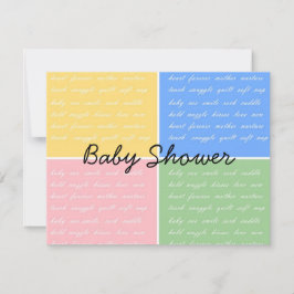 Invitación a Baby Shower de la abuela