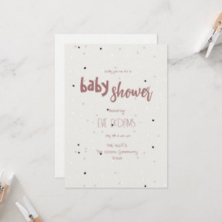 Invitación a Baby Shower de la colección de conver