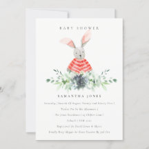 Invitación a Baby Shower de la Comida de Jardín de