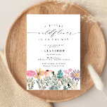 Invitación a Baby Shower de la flor silvestre pequ<br><div class="desc">Pequeña Invitación Baby Shower de Flor Silvestre - flores silvestres acuáticas perfectas para una primavera dulce o una ducha de verano.</div>