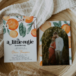 Invitación a Baby Shower de la foto de Retro Littl