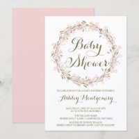 Invitación a Baby Shower de la guerra de invierno 