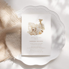 Invitación a Baby Shower de la Moda de la Guarderí