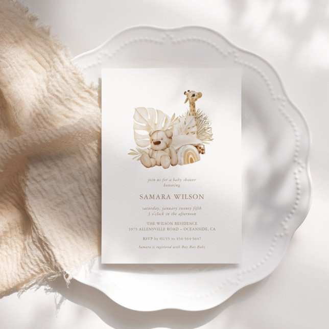 Invitación a Baby Shower de la Moda de la Guarderí (Subido por el creador)