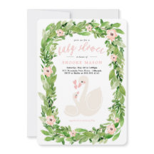 Invitación a Baby Shower de la primavera de la flo