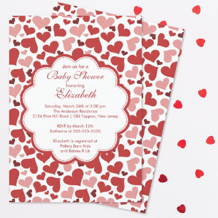 Invitación a Baby Shower de la Primavera del Amor