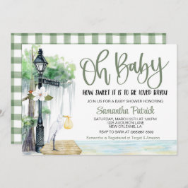 Invitación a Baby Shower de la zona pantanosa de B