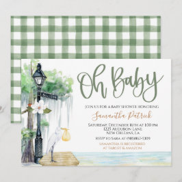 Invitación a Baby Shower de la zona pantanosa de B