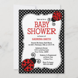 Invitación a Baby Shower de Ladybug