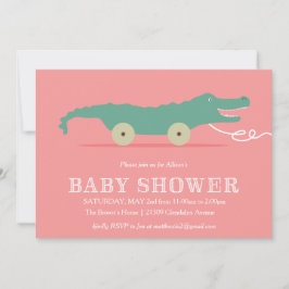 Invitación a Baby Shower de lagarto
