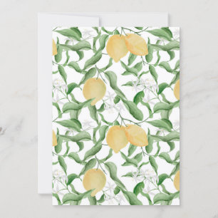 Invitación a Baby Shower de Lemon