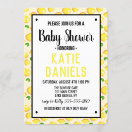 Invitación a Baby Shower de Lemon