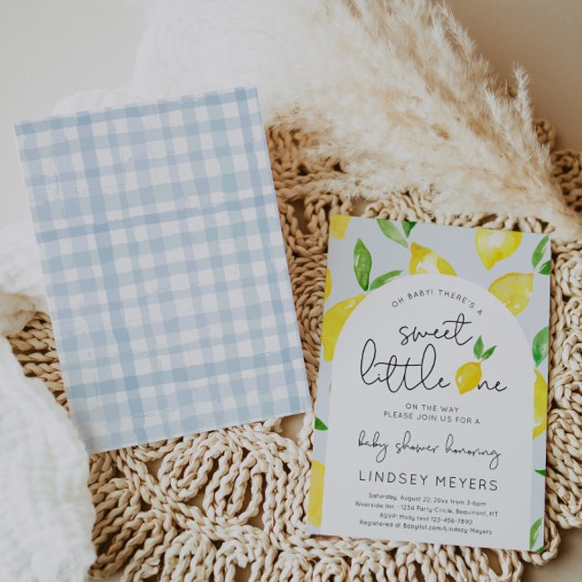 Invitación a Baby Shower de Lemon | Ducha de cítri (Subido por el creador)