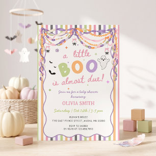 Invitación a baby shower de Little Boo Girl