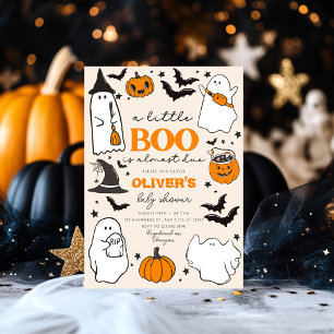 Invitación a Baby Shower de Little Boo Vintage Hal