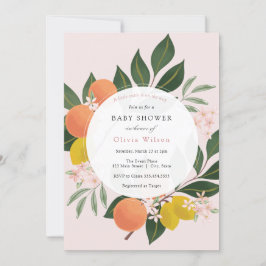 Invitación a Baby Shower de Little Cutie Chica