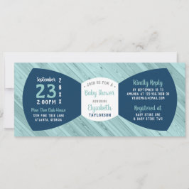Invitación a Baby Shower de Little Man, Bow Tie