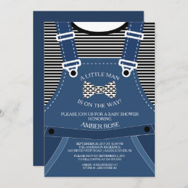 Invitación a Baby Shower de Little Man Bow Tie