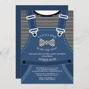 Invitación a Baby Shower de Little Man Bow Tie