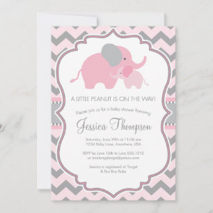 Invitación a Baby Shower de Little Peanut
