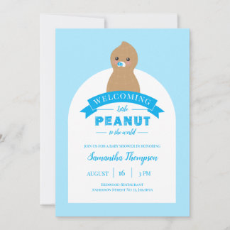 Invitación a Baby Shower de Little Peanut