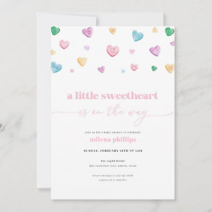 Invitación a Baby Shower de Little Squerido Valent