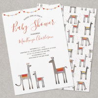 Invitación a Baby Shower de llamada cute