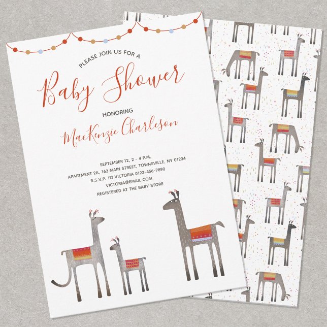 Invitación a Baby Shower de llamada cute (Subido por el creador)