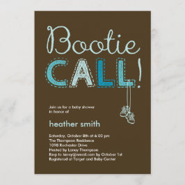 Invitación a Baby Shower de llamada de Bootie - Az