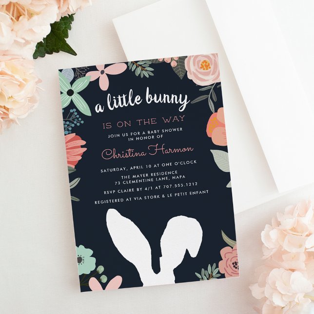 Invitación a Baby Shower de llegada de primavera (Subido por el creador)